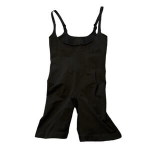 Maidenform Shapewear Flexees Thigh Skimmer Size XL Black Adjustable Straps